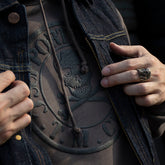 CxTxM CREW HOODIE - CHARCOAL - May club